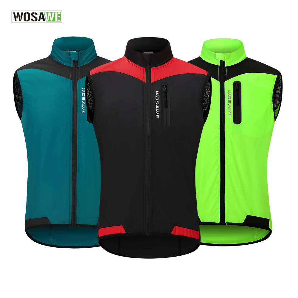 Best Sell WOSAWE Windproof Cycling Vest Breathable Running Vest MTB Bike Bicycle Reflective Clothing Men Women Sleeveless Cyclin
Best Sell WOSAWE Windproof Cycling Vest Breathable Running Vest MTB Bike Bicycle Reflective Clothing Men Women Sleeveless Cyclin