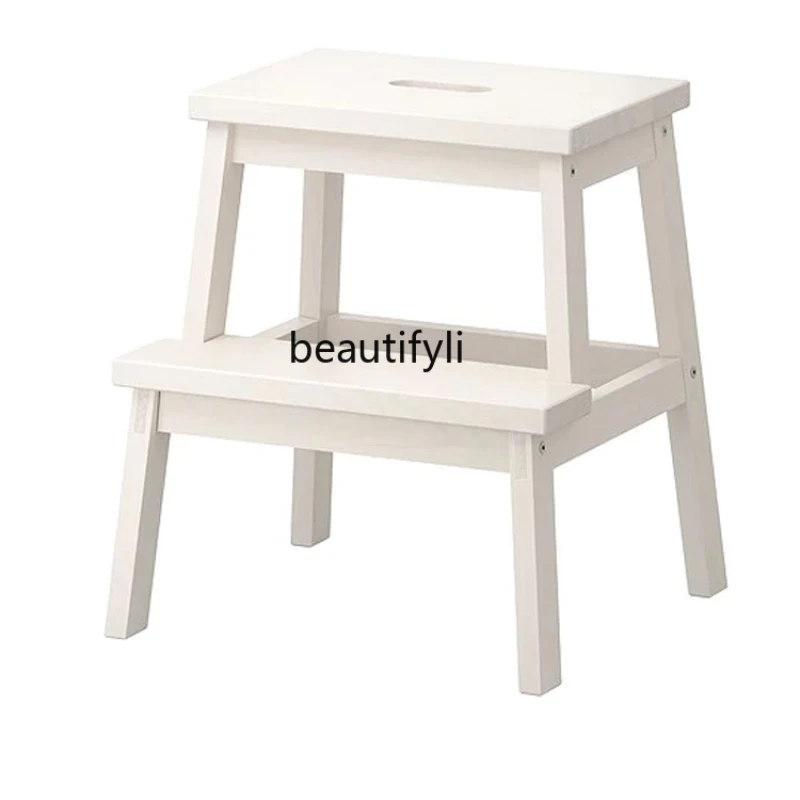 zq Footstool High-Altitude Portable Step Stool Solid Wood Insulated Two-Step Ladder 
zq Footstool High-Altitude Portable Step Stool Solid Wood Insulated Two-Step Ladder