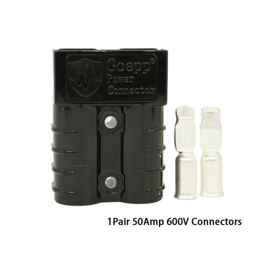1 Pair Trailer Battery Power Quick Connector 50A/600V Charging Plug Kit Connector 12-6AWG High Power Washing Machine Power
1 Pair Trailer Battery Power Quick Connector 50A/600V Charging Plug Kit Connector 12-6AWG High Power Washing Machine Power