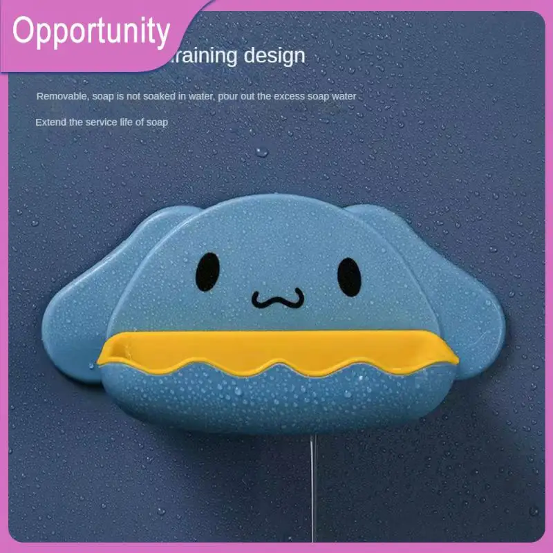 Creative Soap Box Double Wall-mounted Punch-free Draining Rack 1pcs Anti-smashing Soap Holder Thick Drain Soap Box Pp
Creative Soap Box Double Wall-mounted Punch-free Draining Rack 1pcs Anti-smashing Soap Holder Thick Drain Soap Box Pp