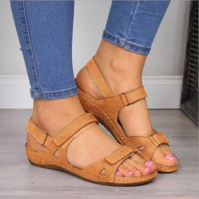 Women Sandals Casual Shoes PU Solid Color Thick Sole Low Top Frosted Flat Heel Bag Lightweight
Women Sandals Casual Shoes PU Solid Color Thick Sole Low Top Frosted Flat Heel Bag Lightweight