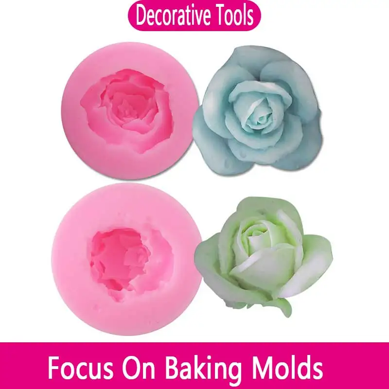 Rose flower silica gel mold chocolate turn sugar cake mold baking mold drop glue hand soap mold gypsum ornament
Rose flower silica gel mold chocolate turn sugar cake mold baking mold drop glue hand soap mold gypsum ornament