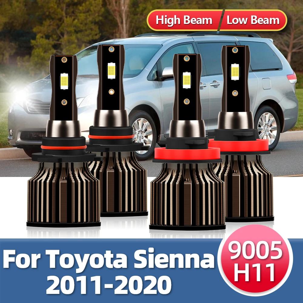 2/4PC Combo LED Headlight Bulbs High Low Bright CSP Light Front Car Lamp Accessories Kit For Toyota Sienna 2011-2015 2016-2020
2/4PC Combo LED Headlight Bulbs High Low Bright CSP Light Front Car Lamp Accessories Kit For Toyota Sienna 2011-2015 2016-2020
