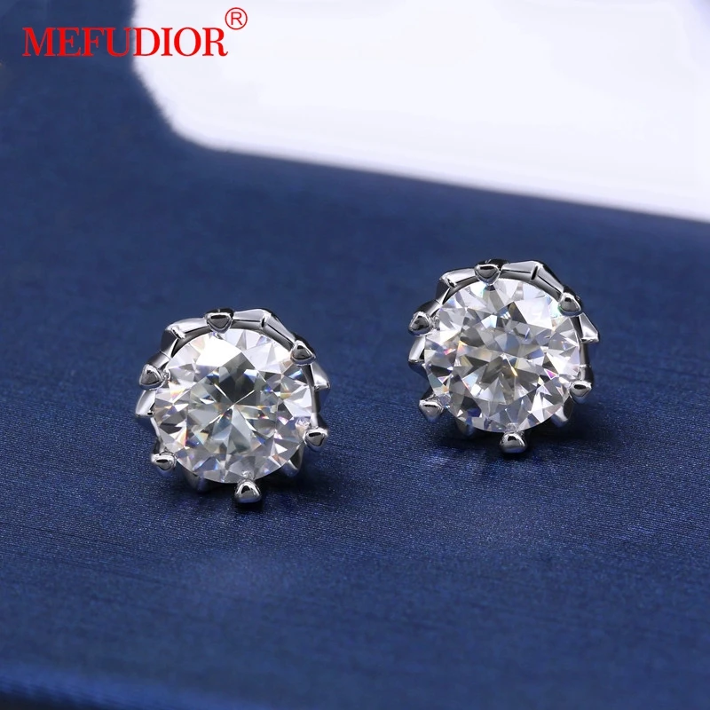 Classic Style 6 Claws10K 14k 18k Moissanite Earrings D Round Brilliant Cut Synthetic Moissanites stone Stud Earrings
Classic Style 6 Claws10K 14k 18k Moissanite Earrings D Round Brilliant Cut Synthetic Moissanites stone Stud Earrings