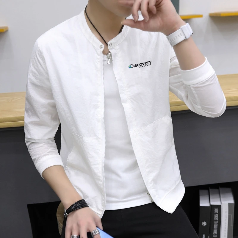 Men's Bomber Jackets Casual Male Thin Outerwear Breathable Sportswear Summer Discovery Channel Mens Sunscreen Slim Fit Jacket
Men's Bomber Jackets Casual Male Thin Outerwear Breathable Sportswear Summer Discovery Channel Mens Sunscreen Slim Fit Jacket