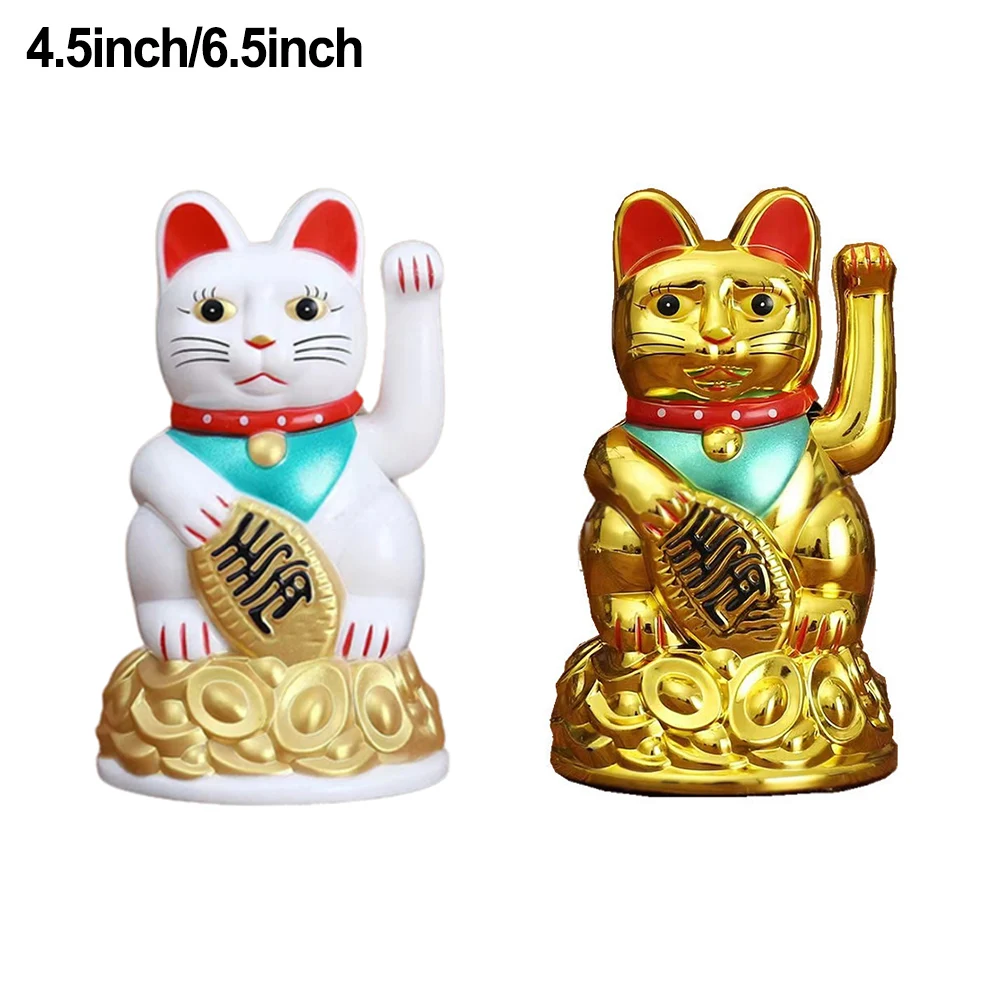 4.5/6.5Inch Chinese Lucky Cat Waving Arm Beckoning Fortune Feng Shui Ornaments For Home Store Office Mall Car Decoration
4.5/6.5Inch Chinese Lucky Cat Waving Arm Beckoning Fortune Feng Shui Ornaments For Home Store Office Mall Car Decoration