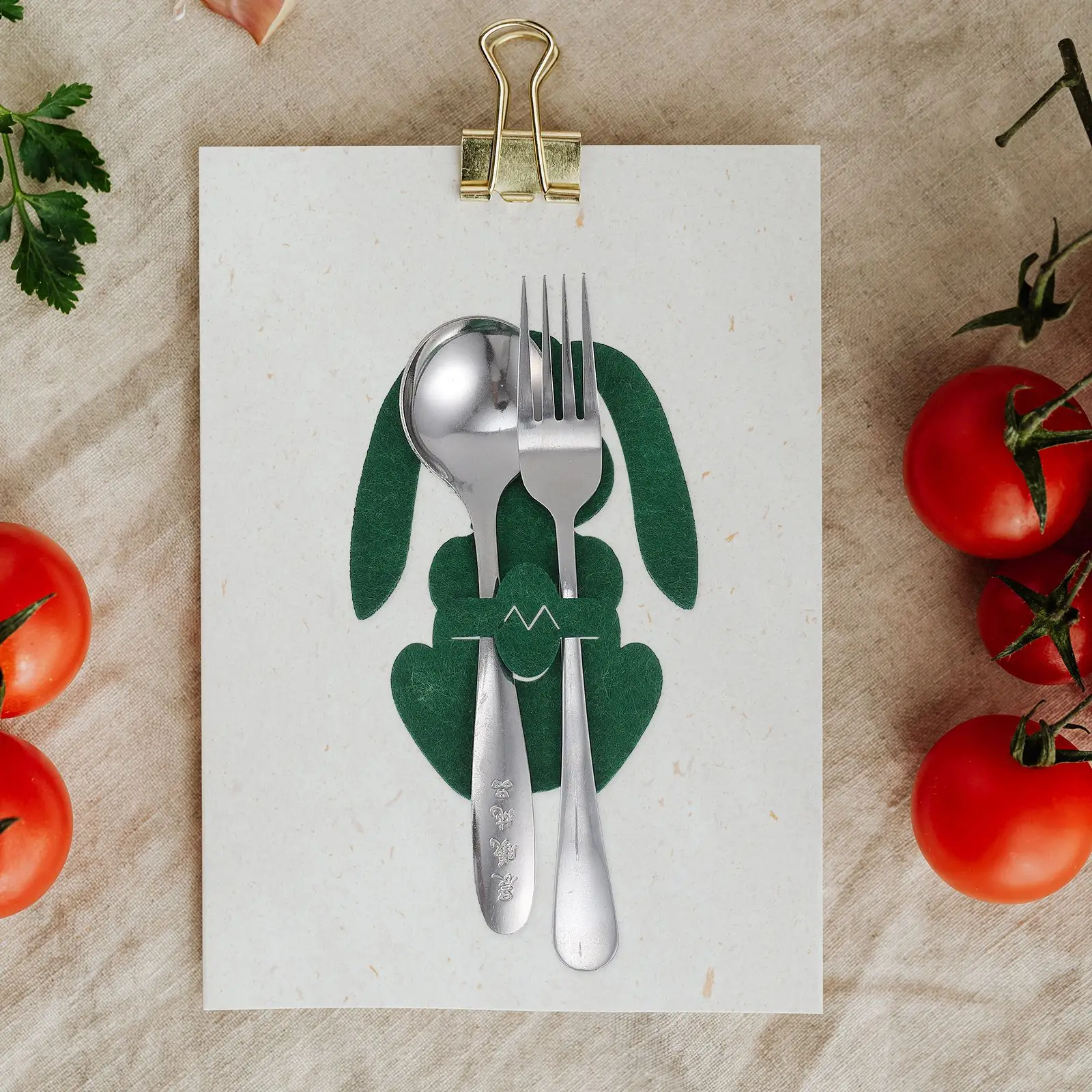 8pcs Easter Bunny knife and fork bag rabbit tableware protective cover Bunny Shaped Tableware Storage Covers
8pcs Easter Bunny knife and fork bag rabbit tableware protective cover Bunny Shaped Tableware Storage Covers