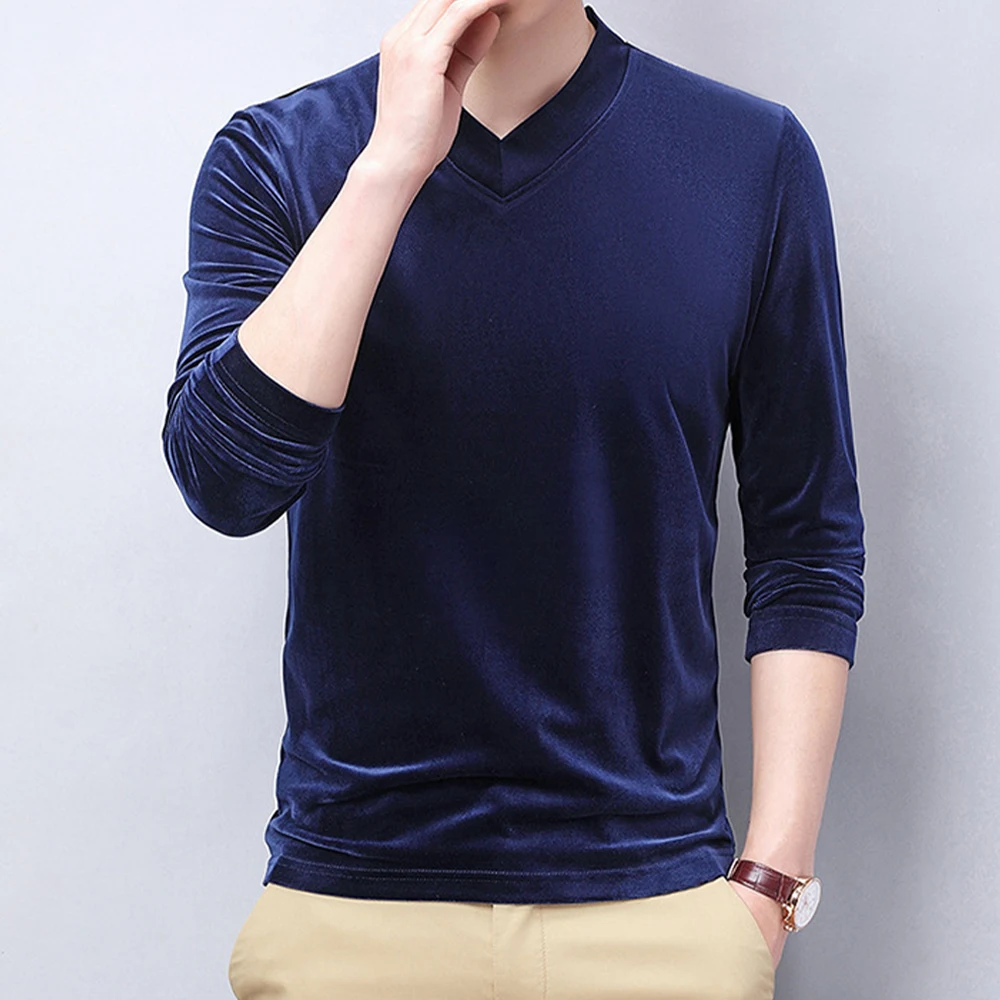 Men Glossy Warm Pullovers Retro Long Sleeve V-Neck T Shirts Thermal Underwear Tops Man Soft Smooth Blouse Casual Shiny Shirts
Men Glossy Warm Pullovers Retro Long Sleeve V-Neck T Shirts Thermal Underwear Tops Man Soft Smooth Blouse Casual Shiny Shirts