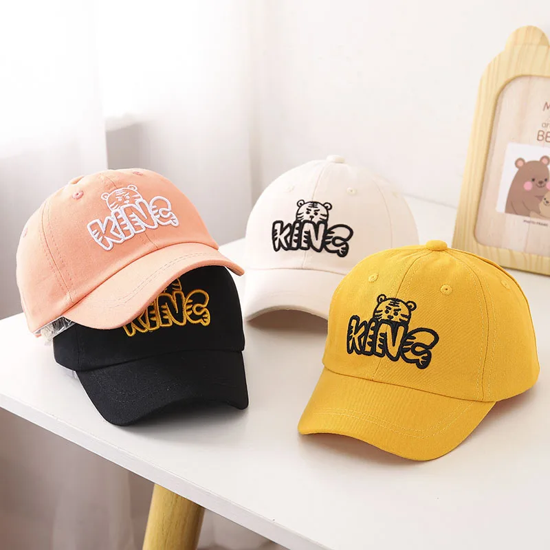 Children's Hat Baseball Cap For Children Boys Girls Summer Cartoon King Tiger Sun Hat Adjustable Outdoor Peaked Cap Spring Baby
Children's Hat Baseball Cap For Children Boys Girls Summer Cartoon King Tiger Sun Hat Adjustable Outdoor Peaked Cap Spring Baby