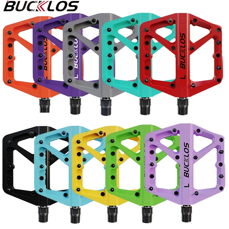 BUCKLOS Bicycle Pedal Seal Bearing Road Mountain Bike Pedals Nylon Non-slip MTB Pedals High Strength Flat Pedals Bike Part
BUCKLOS Bicycle Pedal Seal Bearing Road Mountain Bike Pedals Nylon Non-slip MTB Pedals High Strength Flat Pedals Bike Part