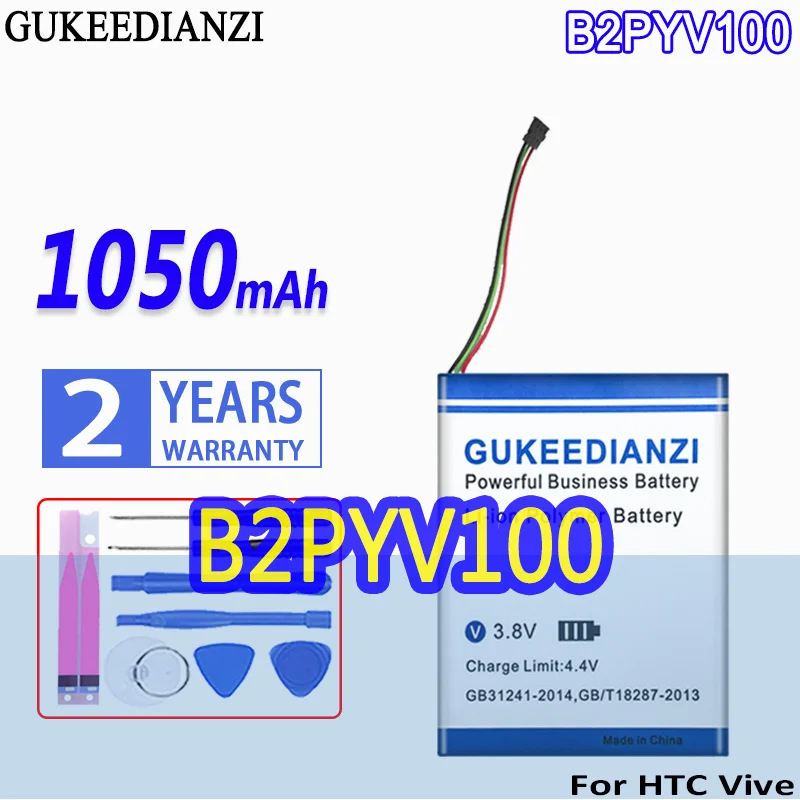 Bateria B2PYV100 1050mAh High Capacity Battery For HTC Vive Tracker Acumulator 3 Wire Plug High Quality Battery
Bateria B2PYV100 1050mAh High Capacity Battery For HTC Vive Tracker Acumulator 3 Wire Plug High Quality Battery