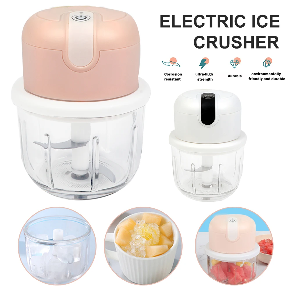 Ice Crusher Mini USB Charging Cooking Appliance Ice Breaker Shave Home Bar Kitchen Grinder Snow Cone Smoothie Maker Auto Crusher
Ice Crusher Mini USB Charging Cooking Appliance Ice Breaker Shave Home Bar Kitchen Grinder Snow Cone Smoothie Maker Auto Crusher