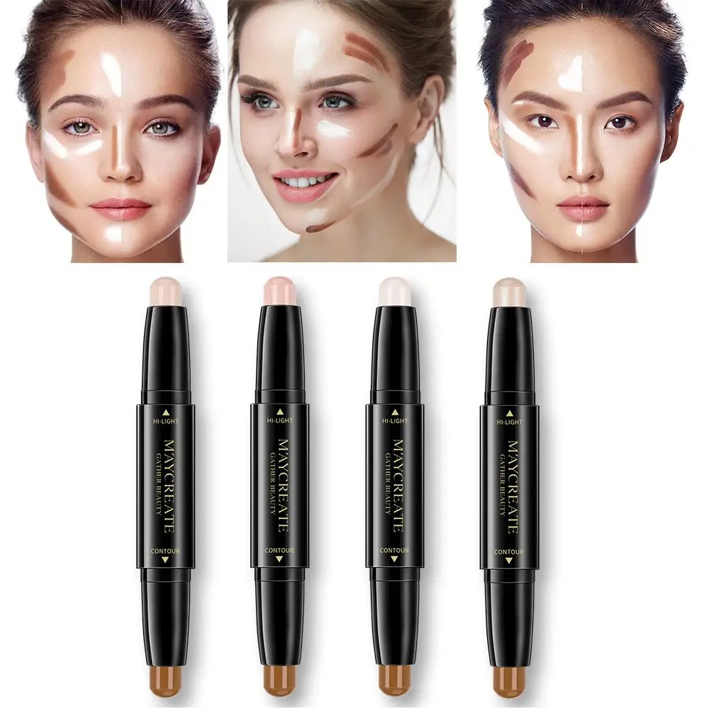 Double Head Waterproof Cosmetics Matte Finish Highlighters Highlight Stick Shadow Contouring Pencil Contour Stick
Double Head Waterproof Cosmetics Matte Finish Highlighters Highlight Stick Shadow Contouring Pencil Contour Stick