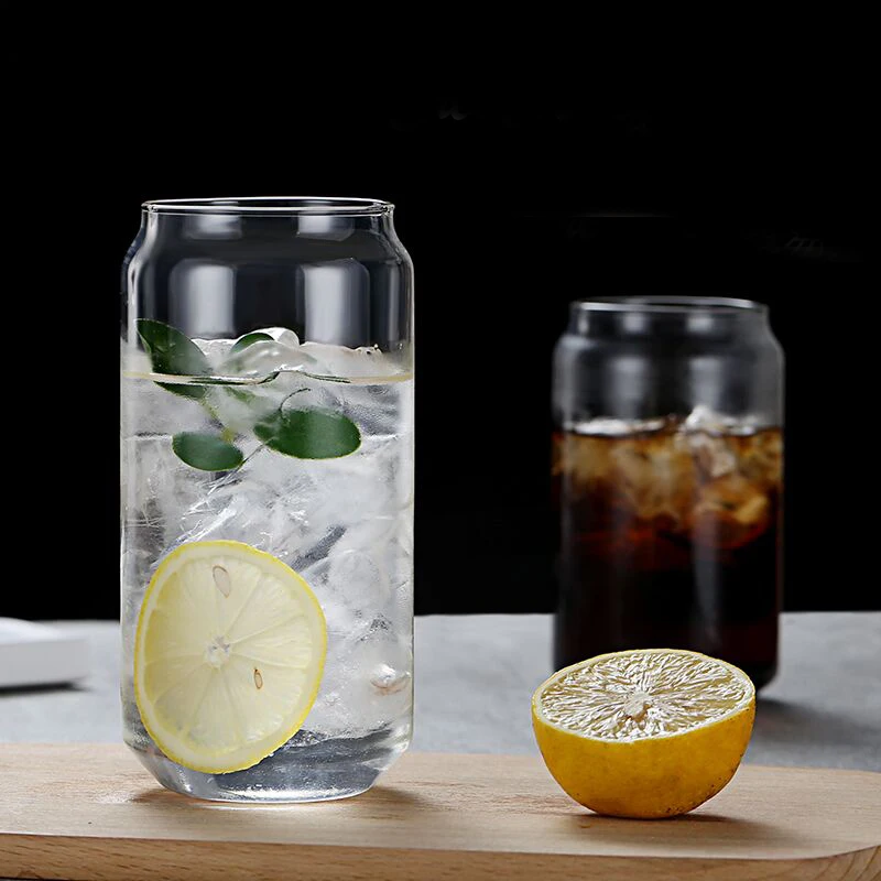Creative Can Shape Tea Juice Milk Glass Cup Coffee Mug Wine Glass Drink Cup High Borosilicate Glass Drinkware Durable
Creative Can Shape Tea Juice Milk Glass Cup Coffee Mug Wine Glass Drink Cup High Borosilicate Glass Drinkware Durable