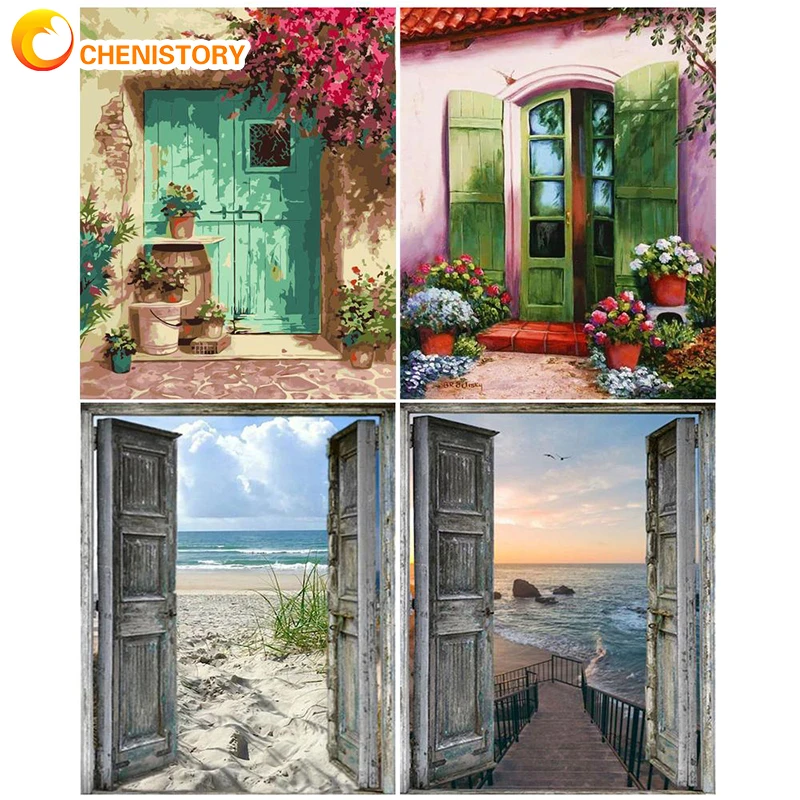 CHENISTORY Oil DIY Painting By Numbers HandPainted Art Pictures Door Landscape Drawing On Canvas Kits For Adult Home Decor Gift
CHENISTORY Oil DIY Painting By Numbers HandPainted Art Pictures Door Landscape Drawing On Canvas Kits For Adult Home Decor Gift