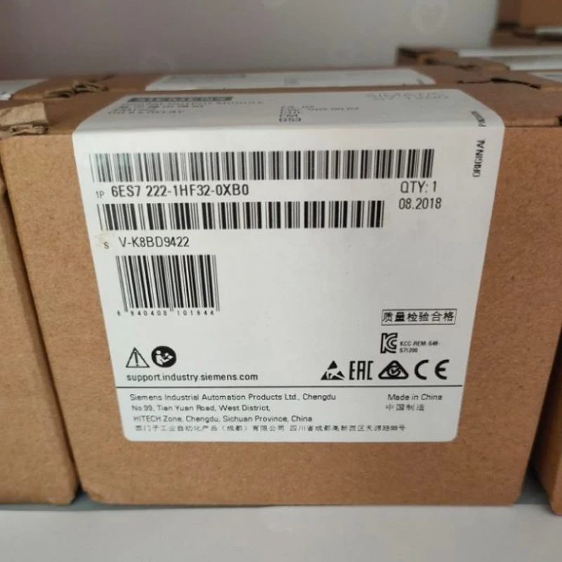 SIEMENS Brand new originaSIMATIC S7-1200 SM 1222 digital output modules 6ES7222-1HF32-0XB0 6ES7222-1XF32-0XB0 6ES7222-1HH32-0XB0
SIEMENS Brand new originaSIMATIC S7-1200 SM 1222 digital output modules 6ES7222-1HF32-0XB0 6ES7222-1XF32-0XB0 6ES7222-1HH32-0XB0