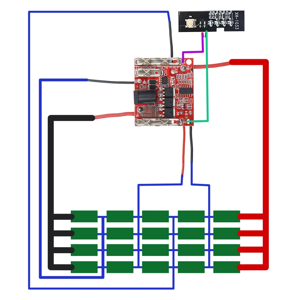 Lithium Battery Case Charge Protection Circuit Board PCB Replace For Lomvum For Zhipu For Hongsong For 18V Battery
Lithium Battery Case Charge Protection Circuit Board PCB Replace For Lomvum For Zhipu For Hongsong For 18V Battery