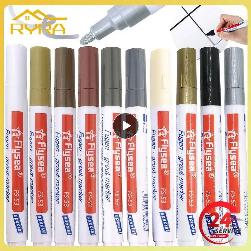 1~10PCS Tile Gap Repair Color Pen White Tile Refill Grout Pen Waterproof Mouldproof Filling Agents Wall Porcelain Bathroom Paint 
1~10PCS Tile Gap Repair Color Pen White Tile Refill Grout Pen Waterproof Mouldproof Filling Agents Wall Porcelain Bathroom Paint