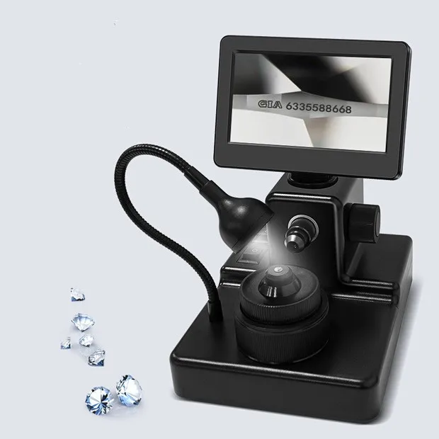 4.3 Inch 1080P HD Screen Portable Digital Microscope Jewelry Gem Diamond Microscope with 8 LED Light
4.3 Inch 1080P HD Screen Portable Digital Microscope Jewelry Gem Diamond Microscope with 8 LED Light