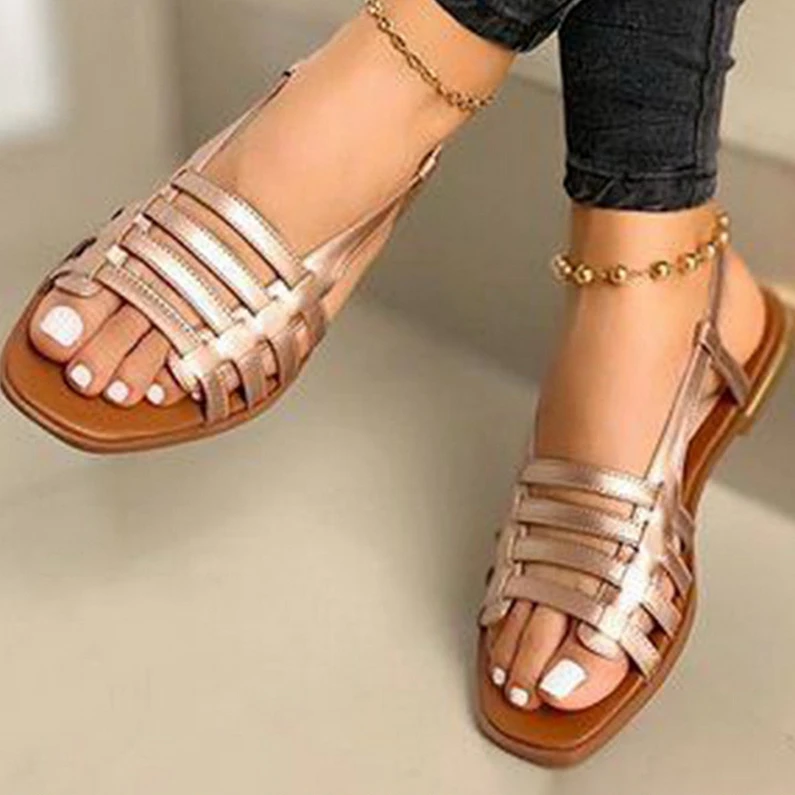 Women Sandals Woman Summer Hollow Out Roman Shoes 2022 Women's Gladiator Open Toe Beach Flats Ladies Footwear Plus Size 35-43
Women Sandals Woman Summer Hollow Out Roman Shoes 2022 Women's Gladiator Open Toe Beach Flats Ladies Footwear Plus Size 35-43
