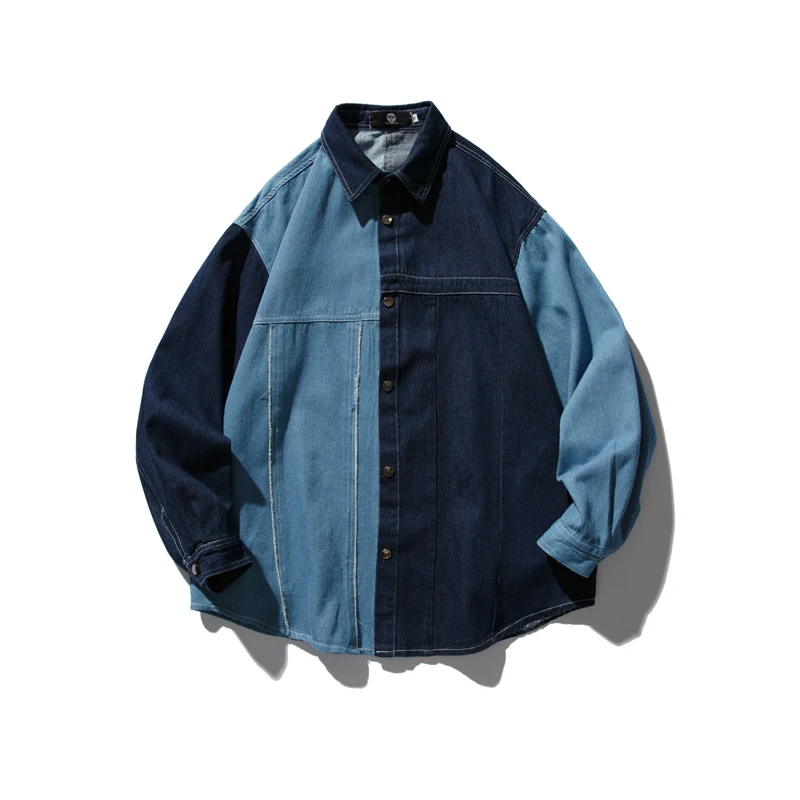 Cityboy Denim Shirt Men Japan Harajuku Streetwear Splice Loose Casual Long Sleeve Denim Shirt Jacket Women Oversize Shirt Coat
Cityboy Denim Shirt Men Japan Harajuku Streetwear Splice Loose Casual Long Sleeve Denim Shirt Jacket Women Oversize Shirt Coat