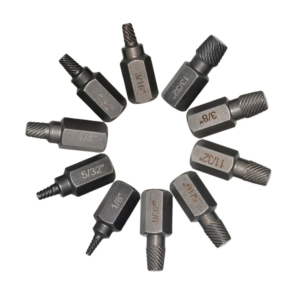 10 шт. винтовая деталь 11/32 ''3/8'' 13/32 ''5/16'' 9/32 ''1/4'' 7/32 ''3/16'' 5/32 ''1/8'' ручной инструмент для снятия болтов
10 шт. винтовая деталь 11/32 ''3/8'' 13/32 ''5/16'' 9/32 ''1/4'' 7/32 ''3/16'' 5/32 ''1/8'' ручной инструмент для снятия болтов