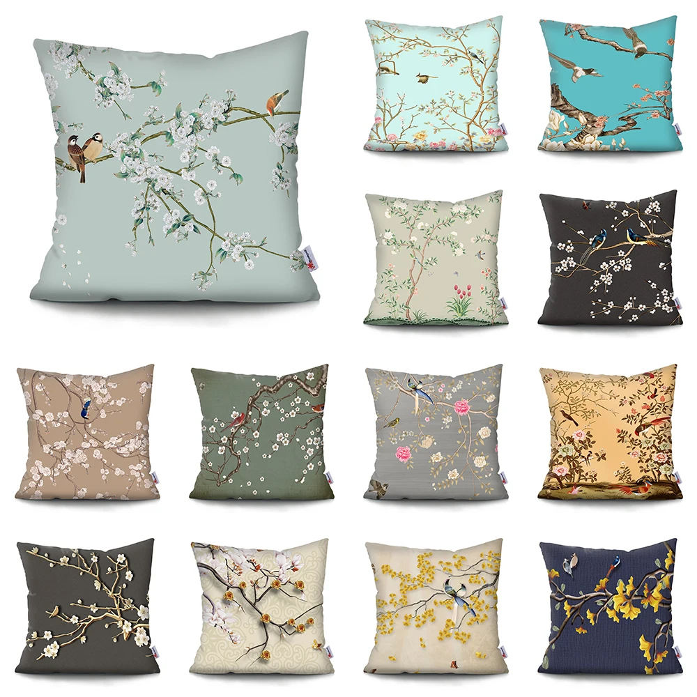 Chinese Landscape Painting Cushion Cover Retro Plum Blossom Polyester Throw Pillow Case Super Soft Short Plush Double-sided
Chinese Landscape Painting Cushion Cover Retro Plum Blossom Polyester Throw Pillow Case Super Soft Short Plush Double-sided