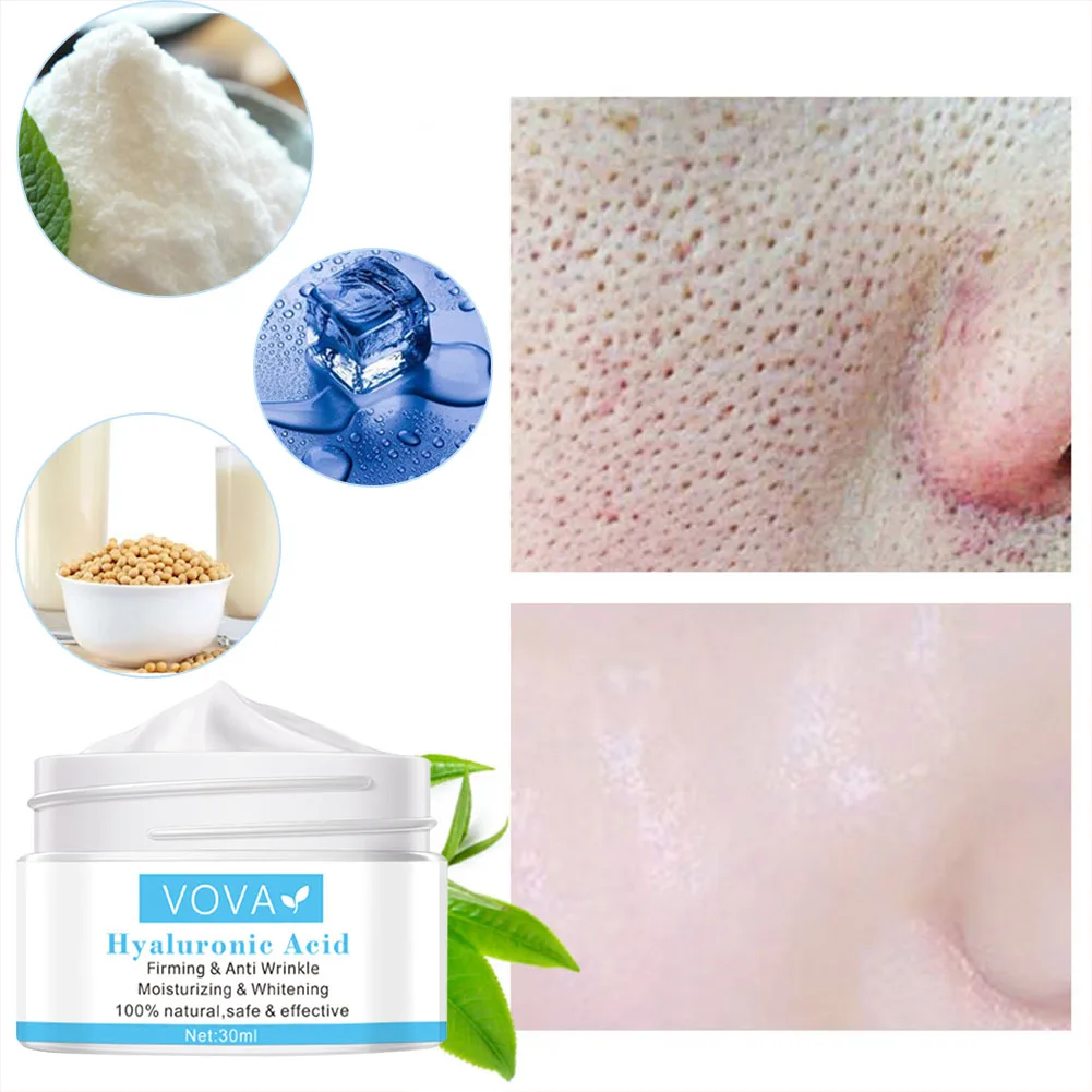 Hyaluronic Acid Moisturizing Nourishing Face Cream Shrink Pores Firming Skin Care Anti-wrinkle Whitening Cream Beauty Products
Hyaluronic Acid Moisturizing Nourishing Face Cream Shrink Pores Firming Skin Care Anti-wrinkle Whitening Cream Beauty Products