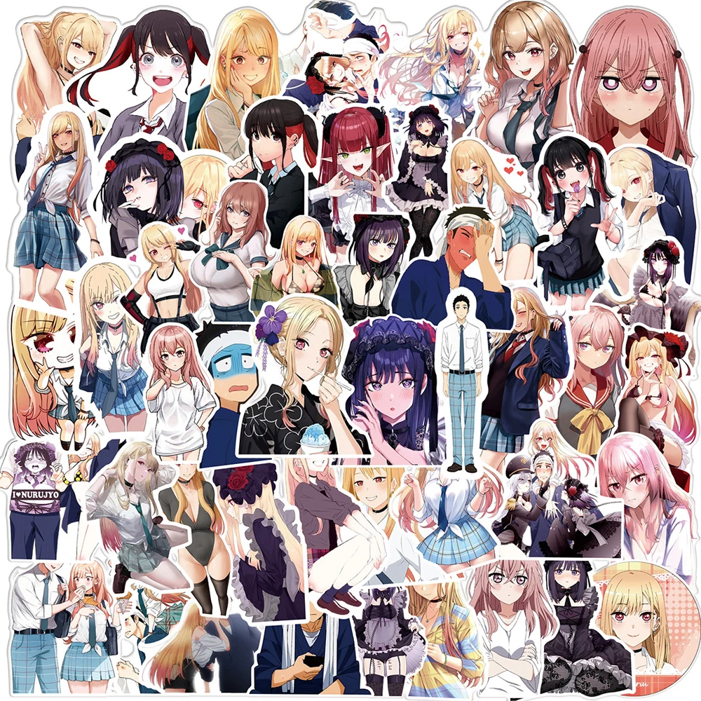 10/30/50pcs My Dress Up Darling Anime Stickers Cartoon Decal DIY Phone Laptop Scrapbook PVC Graffiti Kawaii Sticker for Kids Toy
10/30/50pcs My Dress Up Darling Anime Stickers Cartoon Decal DIY Phone Laptop Scrapbook PVC Graffiti Kawaii Sticker for Kids Toy