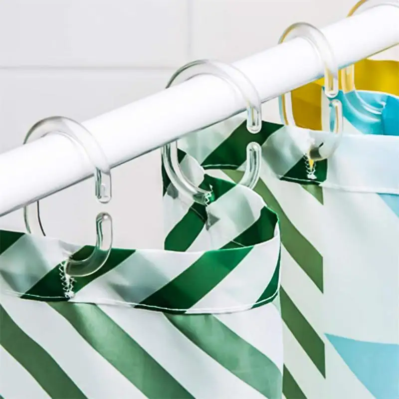 Transparent C-hook Shower Curtain Easy To Install Easy To Disassemble Widely Used Universal Size Household Products
Transparent C-hook Shower Curtain Easy To Install Easy To Disassemble Widely Used Universal Size Household Products