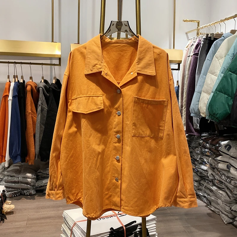 Candy Color Work Clothes Female Blouses and Cardigans Coat 2023 New Spring Autumn Korea Loose Long Sleeve Shirt Casual Top
Candy Color Work Clothes Female Blouses and Cardigans Coat 2023 New Spring Autumn Korea Loose Long Sleeve Shirt Casual Top