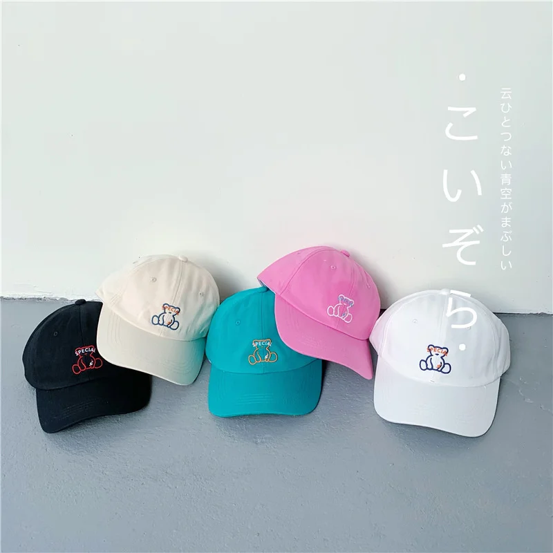 GOODVERYCute embroidered cartoon little bear children's hat Korean style boys and girls' baseball cap children's duck tongue cap
GOODVERYCute embroidered cartoon little bear children's hat Korean style boys and girls' baseball cap children's duck tongue cap