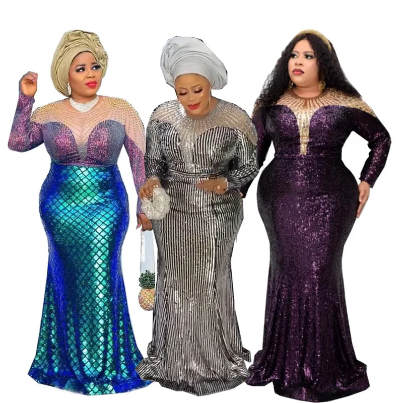 Women Bodycon Patchwork Sequins Dress Crew Neck Long Sleeve Evening Party Gala Dresses Mermaid Shiny Beading Prom Gowns
Women Bodycon Patchwork Sequins Dress Crew Neck Long Sleeve Evening Party Gala Dresses Mermaid Shiny Beading Prom Gowns