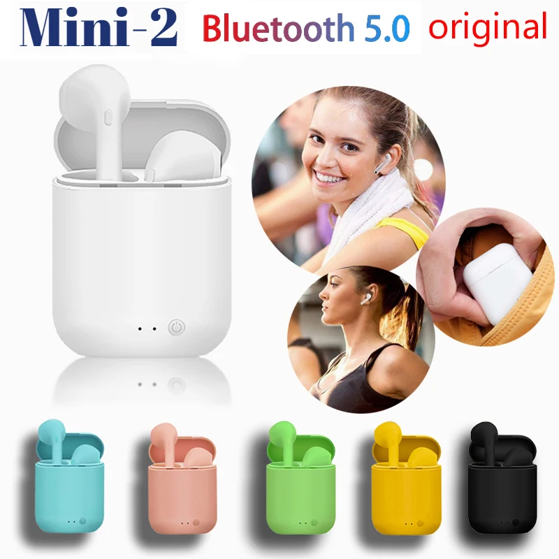 New Mini 2 TWS Ture Wireless Earphones HiFi Stero Headphones Sports Earbuds Headset With Mic for iPhone Xiaomi Samsung Redmi i7s
New Mini 2 TWS Ture Wireless Earphones HiFi Stero Headphones Sports Earbuds Headset With Mic for iPhone Xiaomi Samsung Redmi i7s