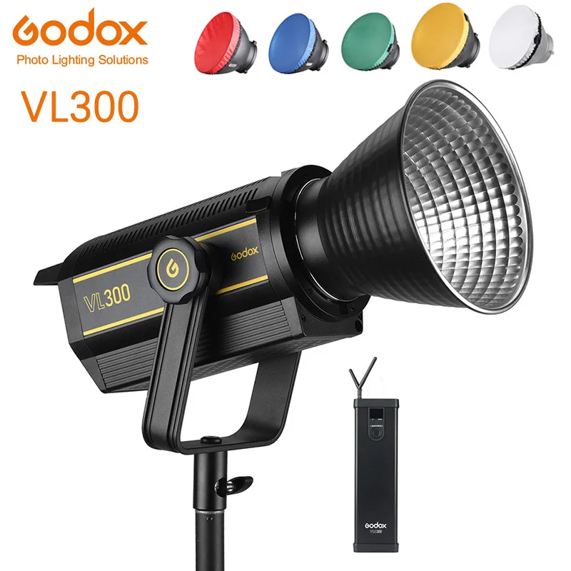 Godox VL300 LED Bowens Mount Video Light for photography studio Accessoires live video photography lighting pk SL150II SL200II
Godox VL300 LED Bowens Mount Video Light for photography studio Accessoires live video photography lighting pk SL150II SL200II