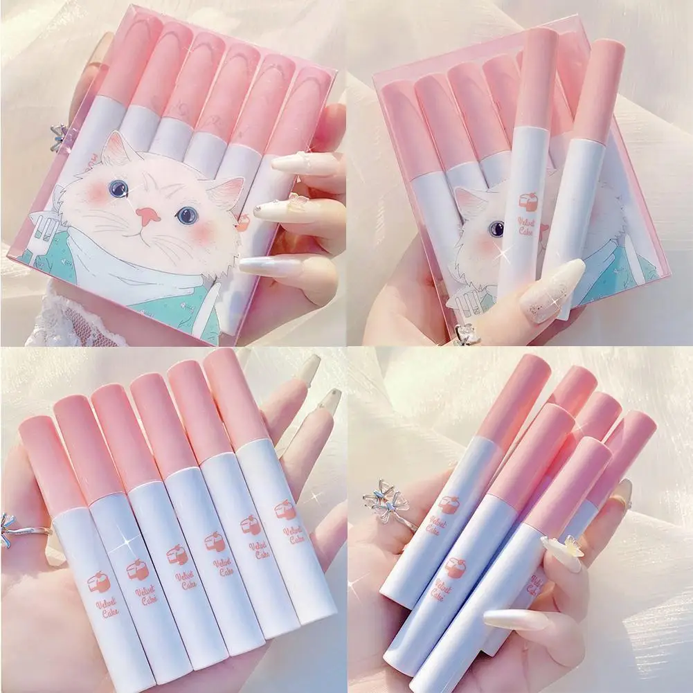 New 6pcs Lipstick Lip Glaze Set Long Lasting Moisturizing Waterproof Gloss Lip Matte Makeup Cup Cosmetics Velvet Non-stick L3g8
New 6pcs Lipstick Lip Glaze Set Long Lasting Moisturizing Waterproof Gloss Lip Matte Makeup Cup Cosmetics Velvet Non-stick L3g8