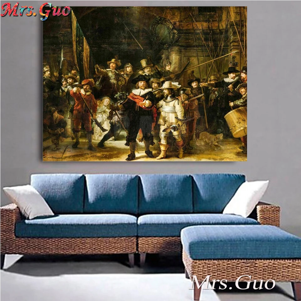 Diamond Painting 5D Full Square/Round The Night Watch Fine Art European famous paintings Mosaic Cross Stitch Picture Home Decor
Diamond Painting 5D Full Square/Round The Night Watch Fine Art European famous paintings Mosaic Cross Stitch Picture Home Decor