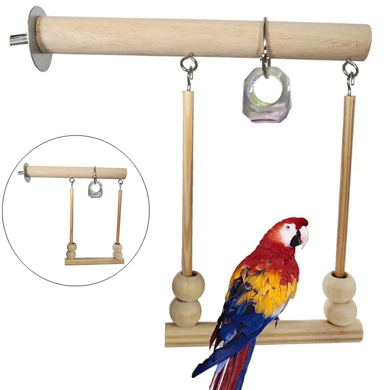 Bird Swing Toy Wooden Parrot Accessories Stand Playstand Beads Cage Playground For Budgerigar Bird Toys 반려동물용품 Birds Supplies
Bird Swing Toy Wooden Parrot Accessories Stand Playstand Beads Cage Playground For Budgerigar Bird Toys 반려동물용품 Birds Supplies