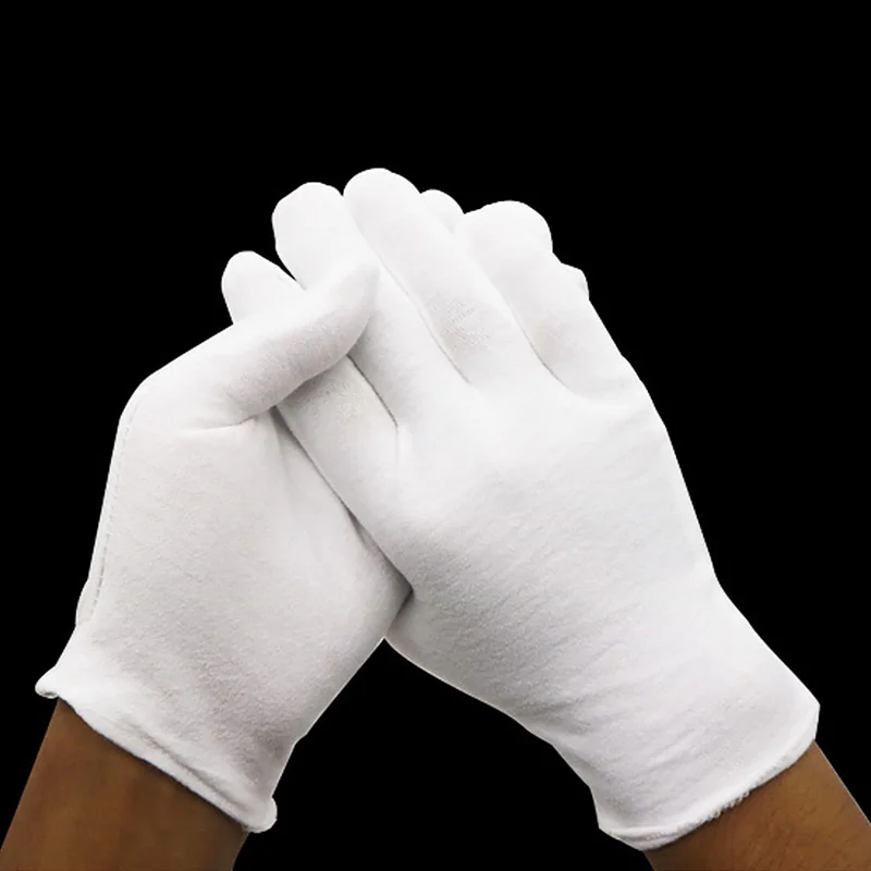 1 Pair White Gloves Work Gloves Soft Cotton Gloves Coin Jewelry Silver Inspection Gloves Stretchable Lining Glove Hand Protector
1 Pair White Gloves Work Gloves Soft Cotton Gloves Coin Jewelry Silver Inspection Gloves Stretchable Lining Glove Hand Protector