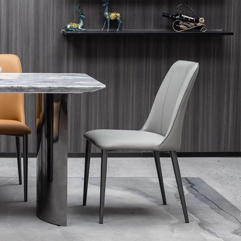 Trendy Upholstered Dining Chairs Modern Leather Luxury Restaurant Chair Living Room Chaise Salle A Manger Hotel Furniture
Trendy Upholstered Dining Chairs Modern Leather Luxury Restaurant Chair Living Room Chaise Salle A Manger Hotel Furniture