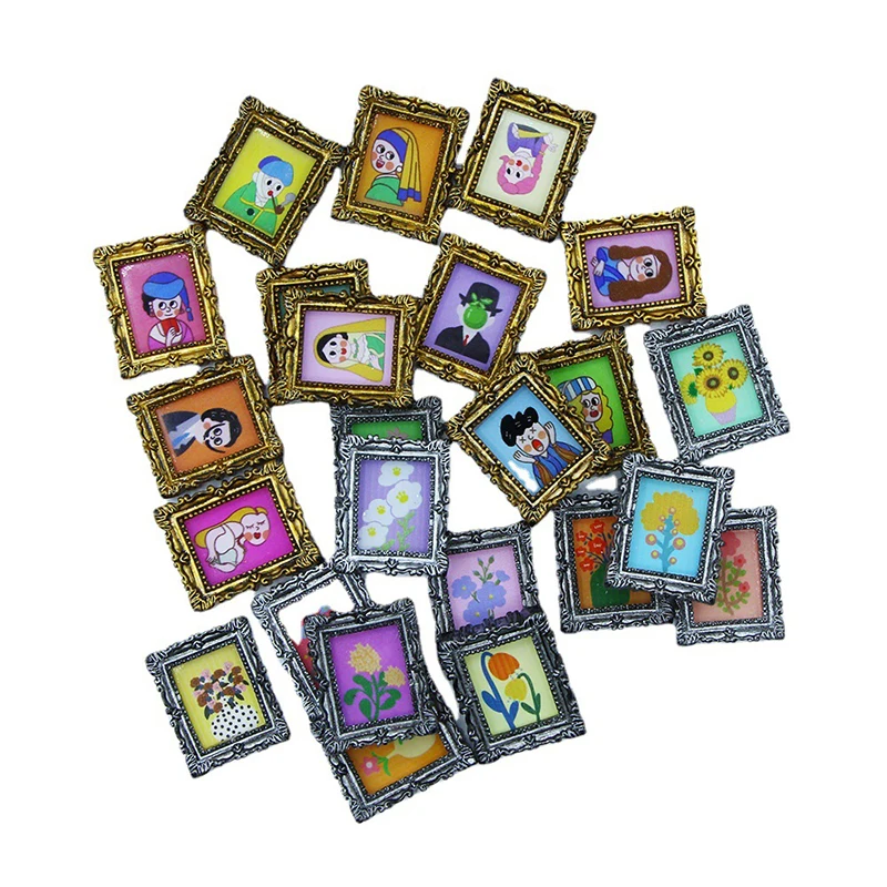 1/12 Dollhouse Mini Mural Creativity Frame Mural Wall Painting Miniature Home Furniture Model DIY Dollhouse Decor Accessories
1/12 Dollhouse Mini Mural Creativity Frame Mural Wall Painting Miniature Home Furniture Model DIY Dollhouse Decor Accessories