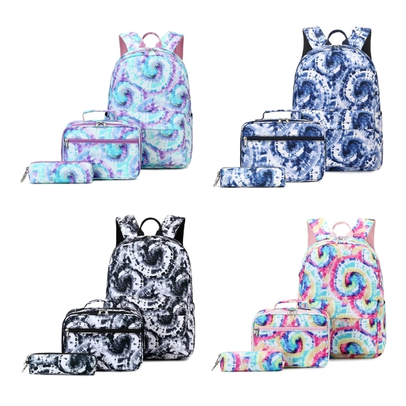 Women Travel Backpack Large Capacity Backpack Lunch Bag Tie-Dye Print School Bag
Women Travel Backpack Large Capacity Backpack Lunch Bag Tie-Dye Print School Bag