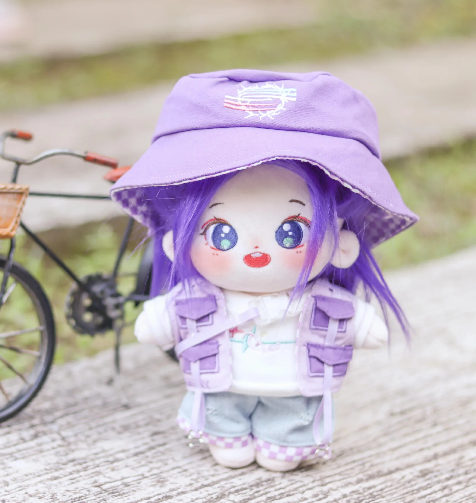 Милое лицо Kawaii 20 см EXO Kpop Плюшевая Кукла Малыш кукла с волосами плюшевая кукла игрушка куклы аксессуары для нашего поколения