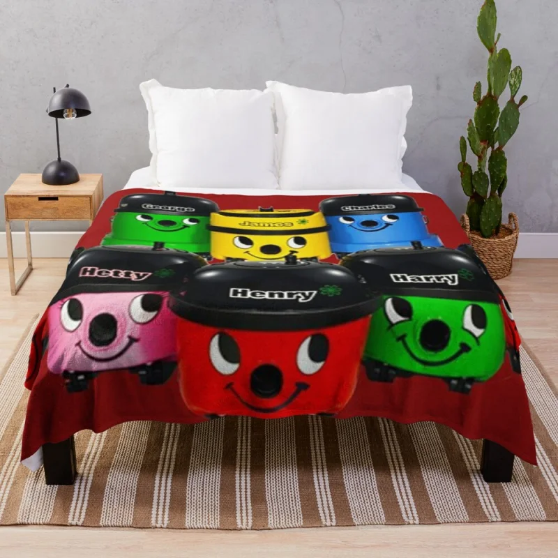 Henry Hoover and FriendsThrow Blankets double plush blanket cotton sofa throw loose blanket
Henry Hoover and FriendsThrow Blankets double plush blanket cotton sofa throw loose blanket