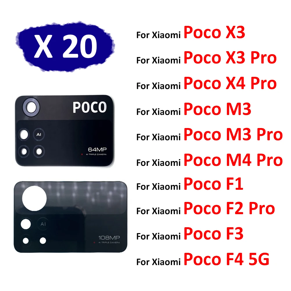 20 шт./партия, оригинальные стеклянные линзы для камеры задняя камера, стеклянные линзы с клеем для Xiaomi Poco F1 F2 F3 F4 M3 X3 M4 X4 Pro GT 4G
20 шт./партия, оригинальные стеклянные линзы для камеры задняя камера, стеклянные линзы с клеем для Xiaomi Poco F1 F2 F3 F4 M3 X3 M4 X4 Pro GT 4G