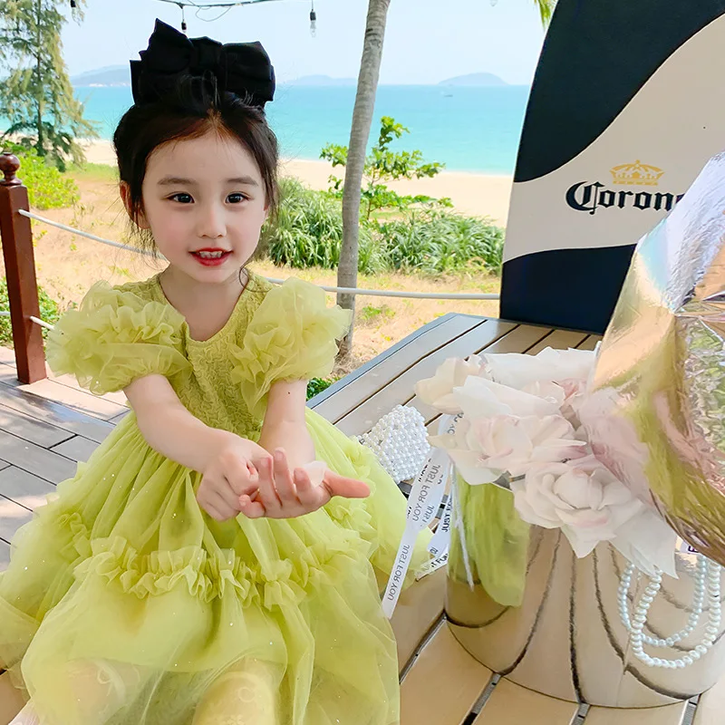 Girls Luxury Evening Sage Green Fluffy Princess Dresses 2 to 8 Years Baby Child Christening Birthday Wedding Party Prom Clothes
Girls Luxury Evening Sage Green Fluffy Princess Dresses 2 to 8 Years Baby Child Christening Birthday Wedding Party Prom Clothes