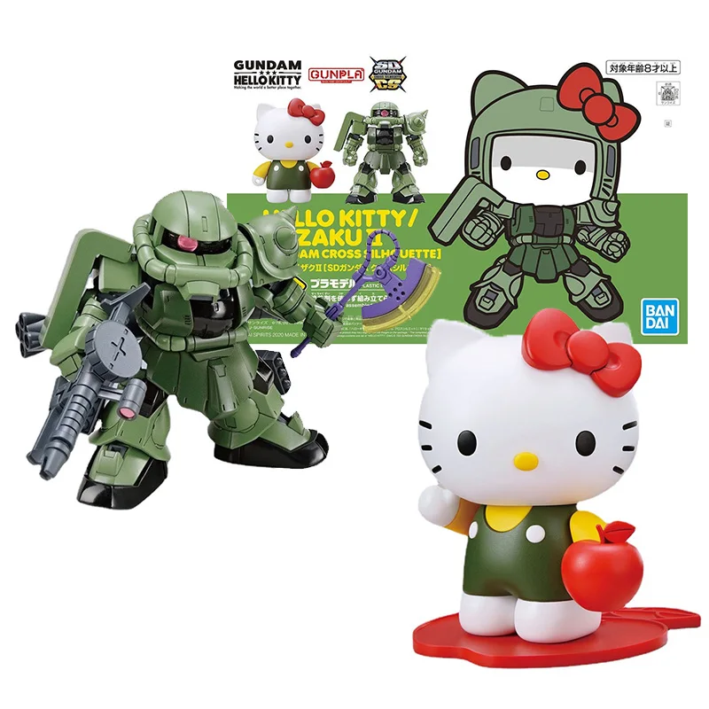 Bandai Genuine Gundam Model Kit Anime Figure SDCS HELLO KITTY ZAKU Ⅱ Collection Gunpla Anime Action Figure Toys for Children
Bandai Genuine Gundam Model Kit Anime Figure SDCS HELLO KITTY ZAKU Ⅱ Collection Gunpla Anime Action Figure Toys for Children