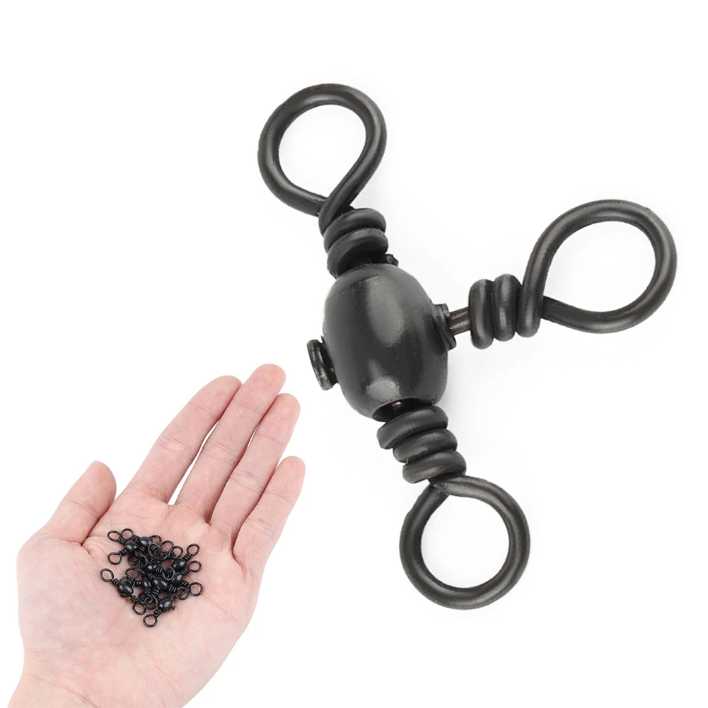 10pcs Fishing Three Way Barrel Swivels Cross-Line 8 Rolling Coarse Swivel 3 Way Barrel Swivel Fishing Swivels Tackle Pesca
10pcs Fishing Three Way Barrel Swivels Cross-Line 8 Rolling Coarse Swivel 3 Way Barrel Swivel Fishing Swivels Tackle Pesca
