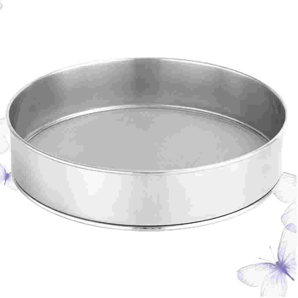 Flour Sifter Mesh Sieve Strainer Fine Baking Stainless Steel Filter Round Shaker Sifting Kitchen Metal Sugar Large Cake
Flour Sifter Mesh Sieve Strainer Fine Baking Stainless Steel Filter Round Shaker Sifting Kitchen Metal Sugar Large Cake