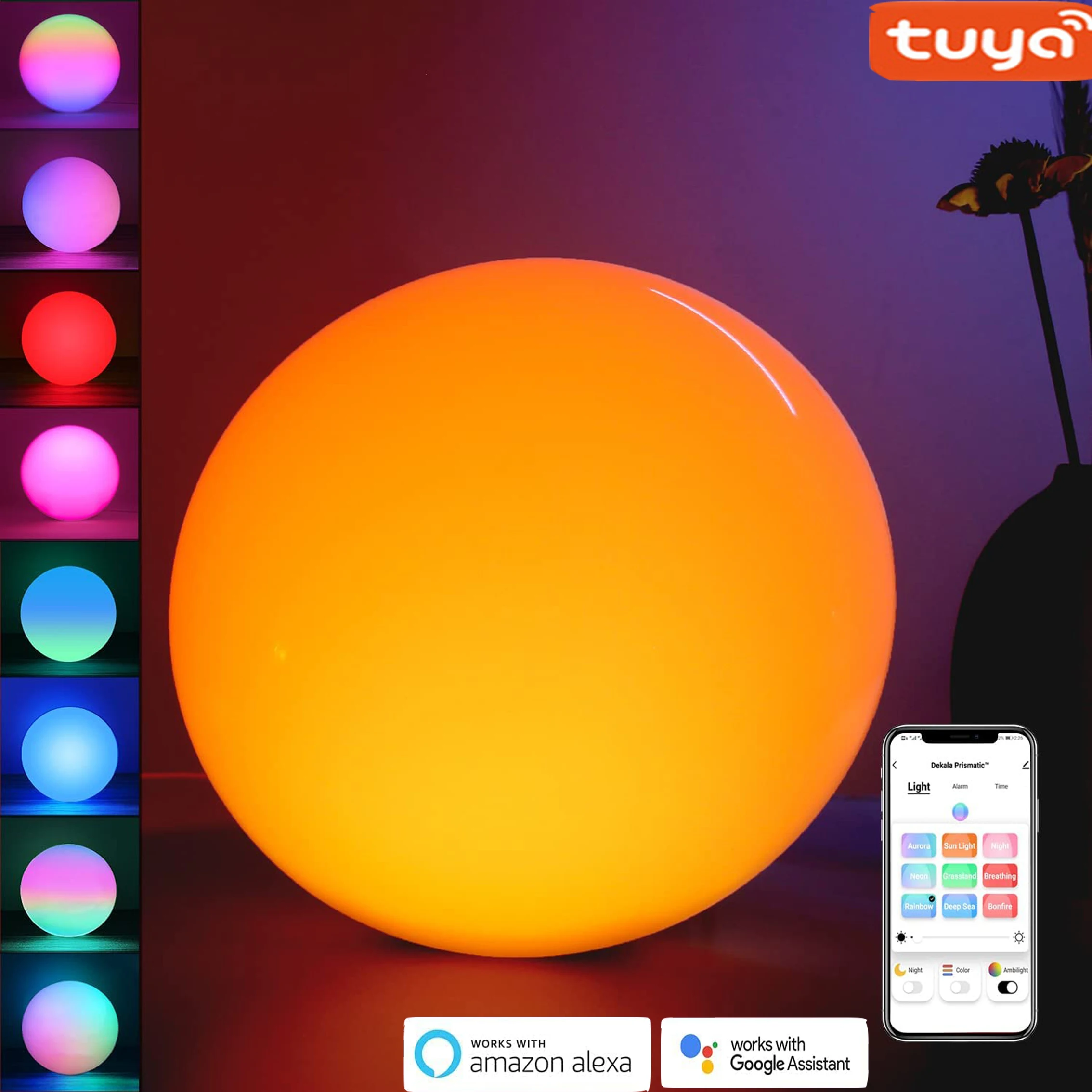 Умный ночник с регулируемой яркостью, прикроватная лампа с RGB и белым свесветильник для спальни, декор для подростков, работает с Alex, Wi-Fi
Умный ночник с регулируемой яркостью, прикроватная лампа с RGB и белым свесветильник для спальни, декор для подростков, работает с Alex, Wi-Fi